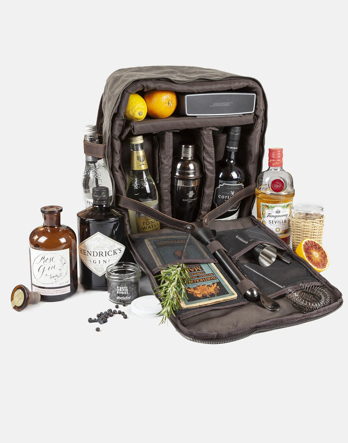 Stanton Pro Cocktail Bag with Waxed Canvas and Leather for Perfect Style