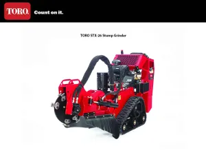 TORO STX-26 STUMP GRINDER