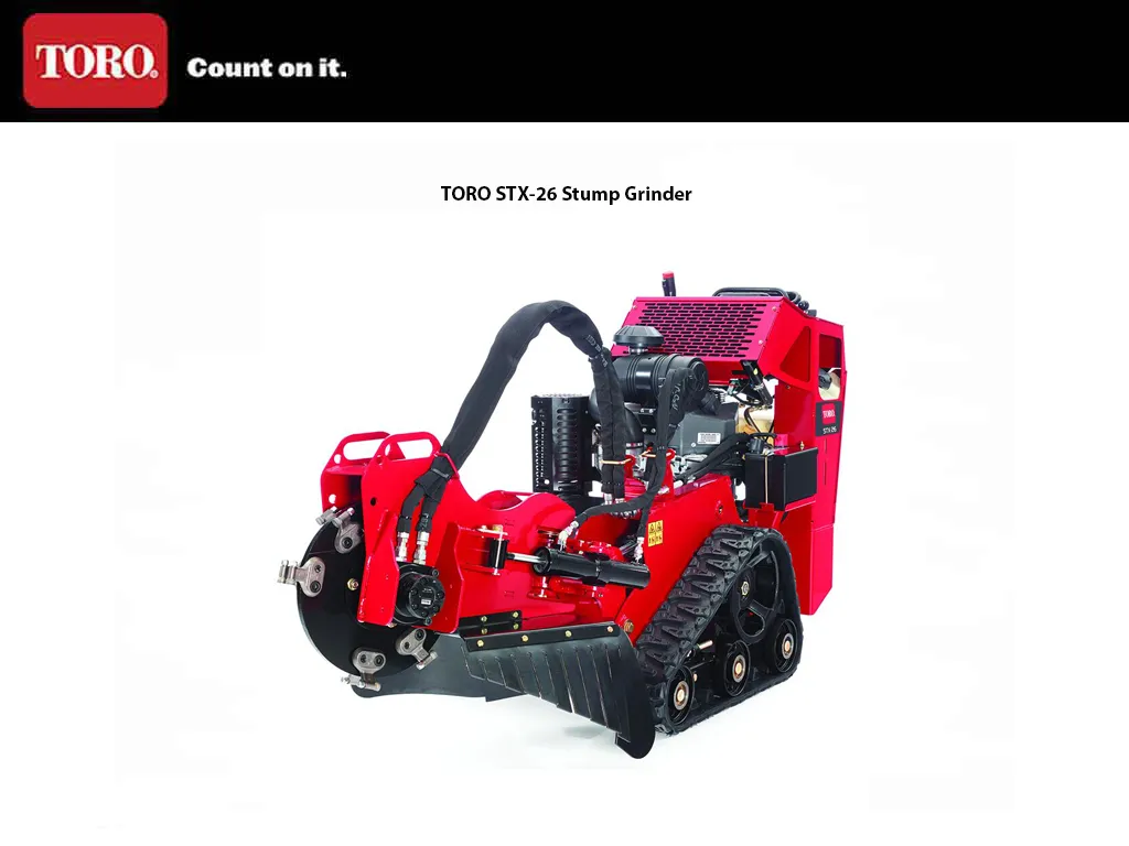 TORO STX-26 STUMP GRINDER