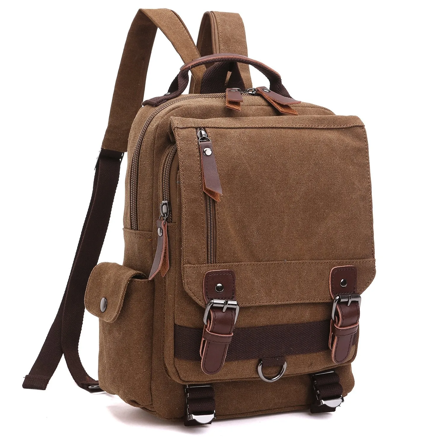 Vintage Unisex Canvas Backpack