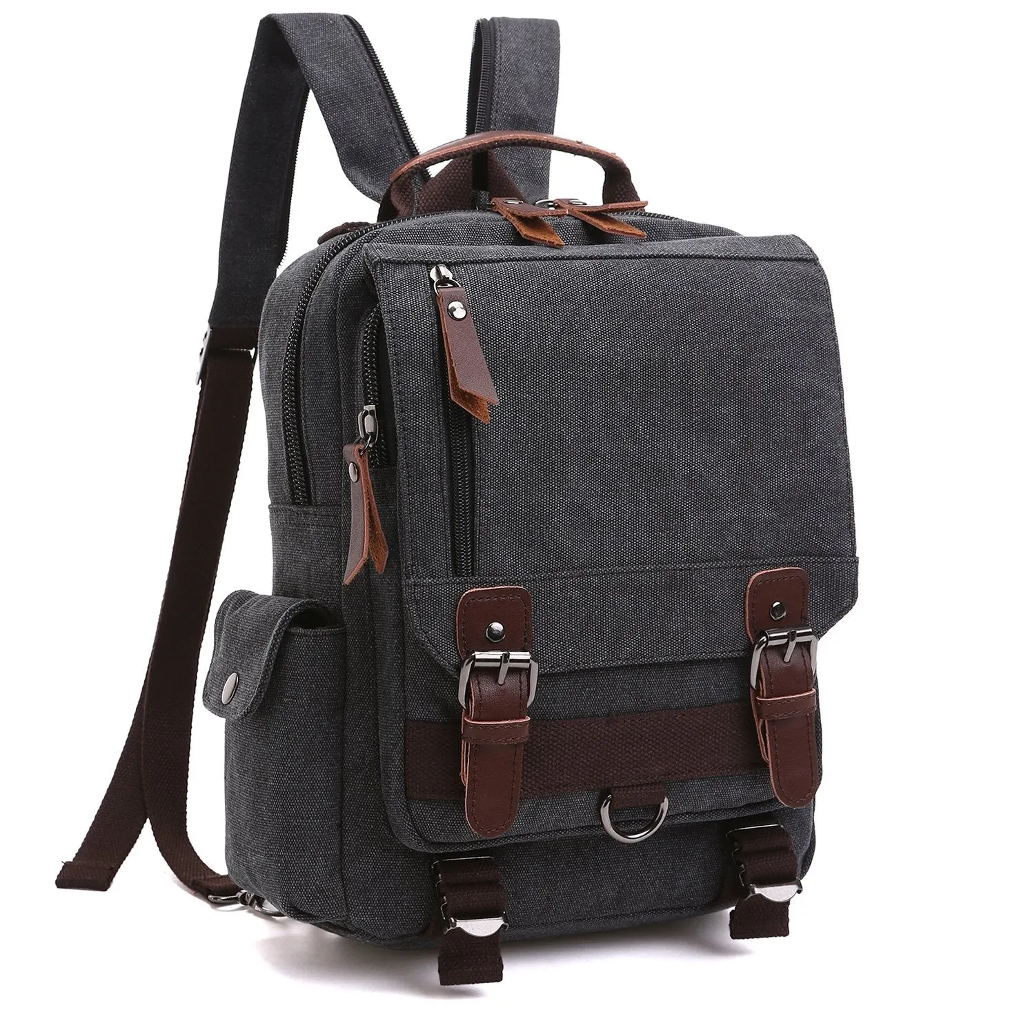 Vintage Unisex Canvas Backpack